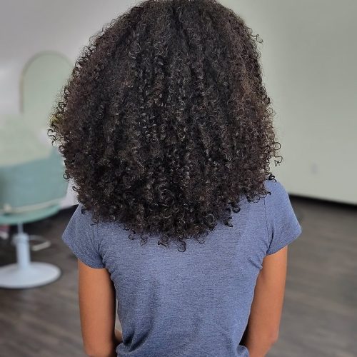 Defined Curly Haircut Natural Curls Shape And Volume Richmond Virginia